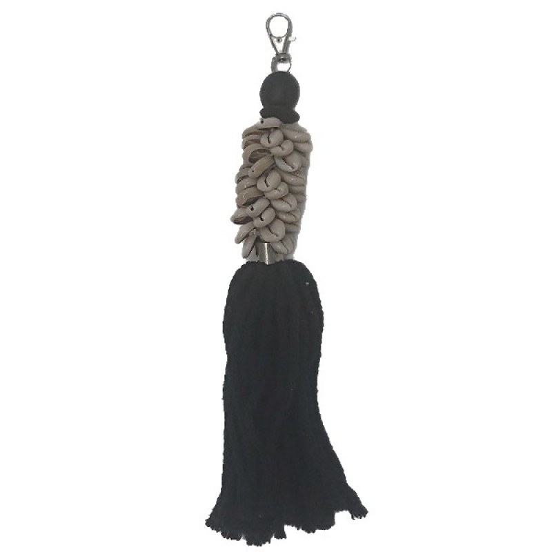 KEYHOLDER BLACK WITH SHELL       - DECOR ITEMS